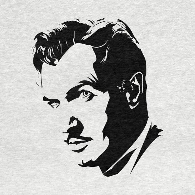 Vincent Price (Black & White) by andrewcformosa